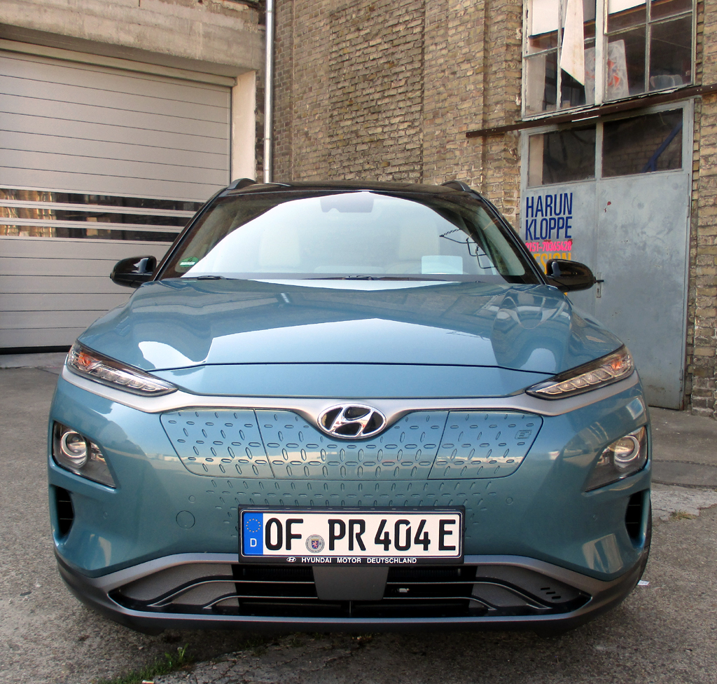 Hyundai Kona Elektro: Klassische Kühlergrills sind bei Autos dieser Art nicht mehr nötig. Fotos: Koch