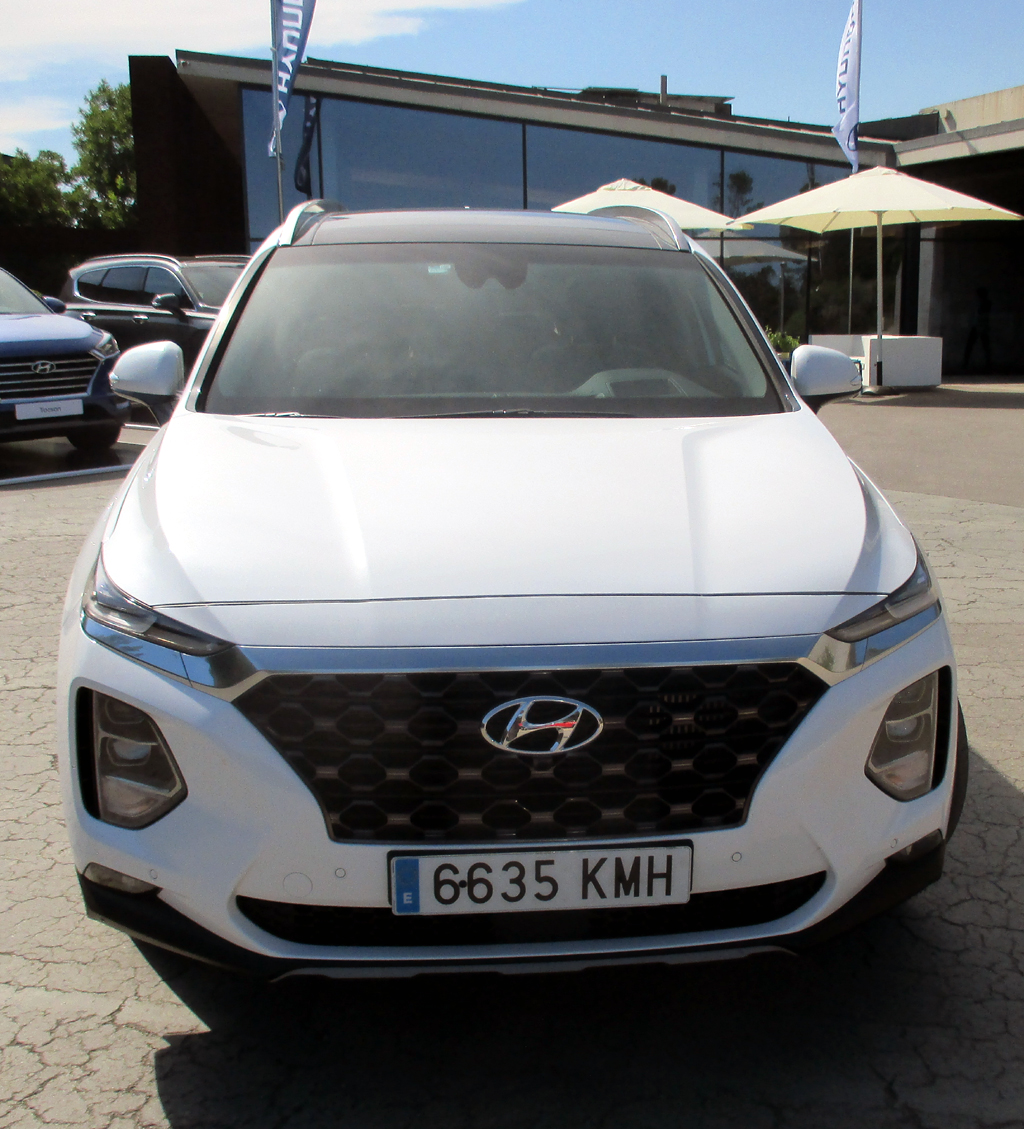 Hyundai Santa Fe: Blick auf die Frontpartie. Fotos: Koch