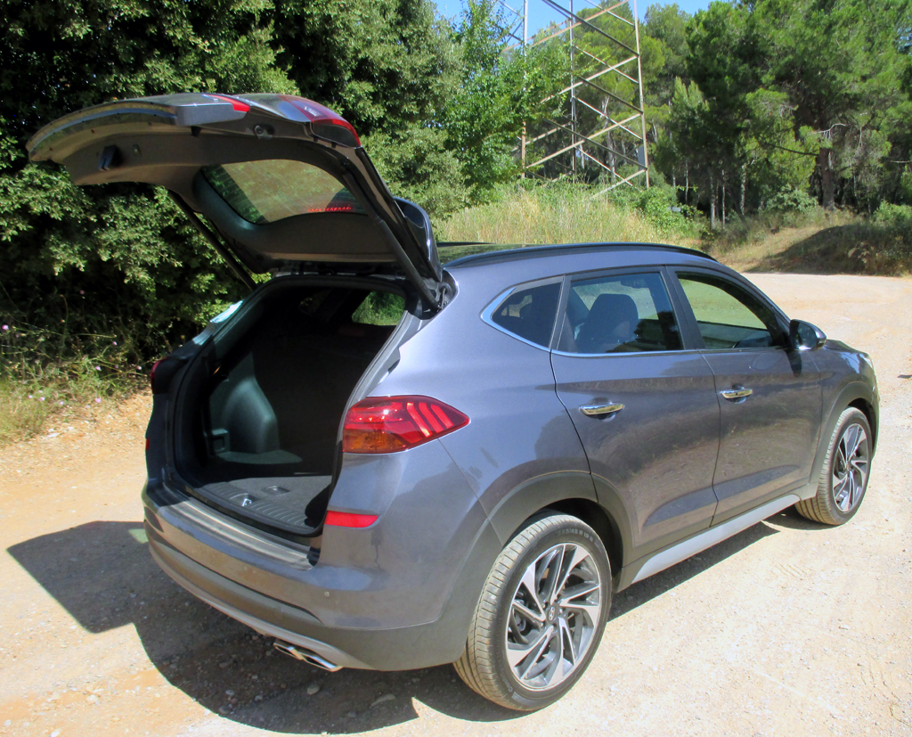 Hyundai Tucson: Das Gepäckabteil fasst stattliche 513 bis 1503 Liter.