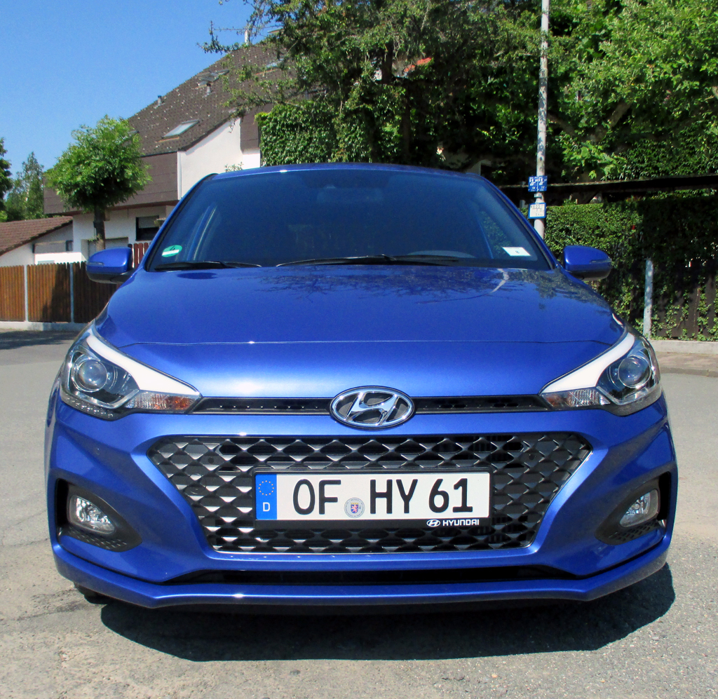 Hyundai i20: Die Front wirkt markanter. Fotos: Koch