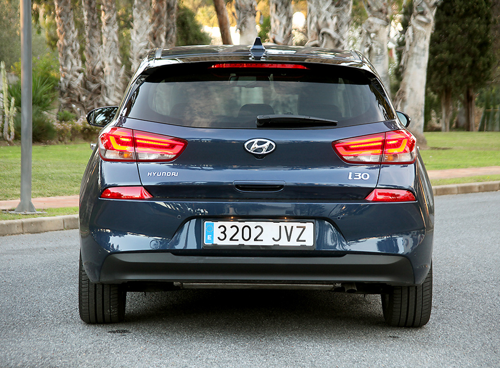 Hyundai i30: Blick auf die Heckpartie.