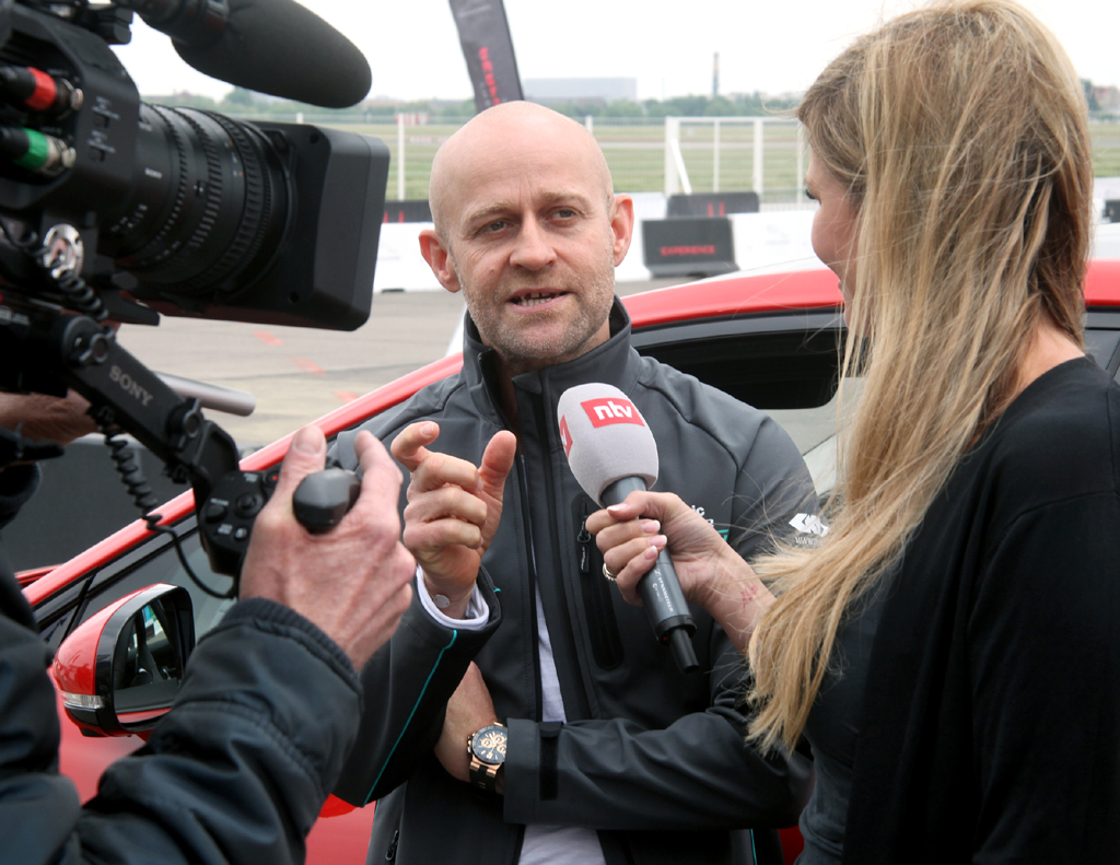 Jaguar I-Pace: Schauspieler Jürgen Vogel ist Boschafter der Marke.
