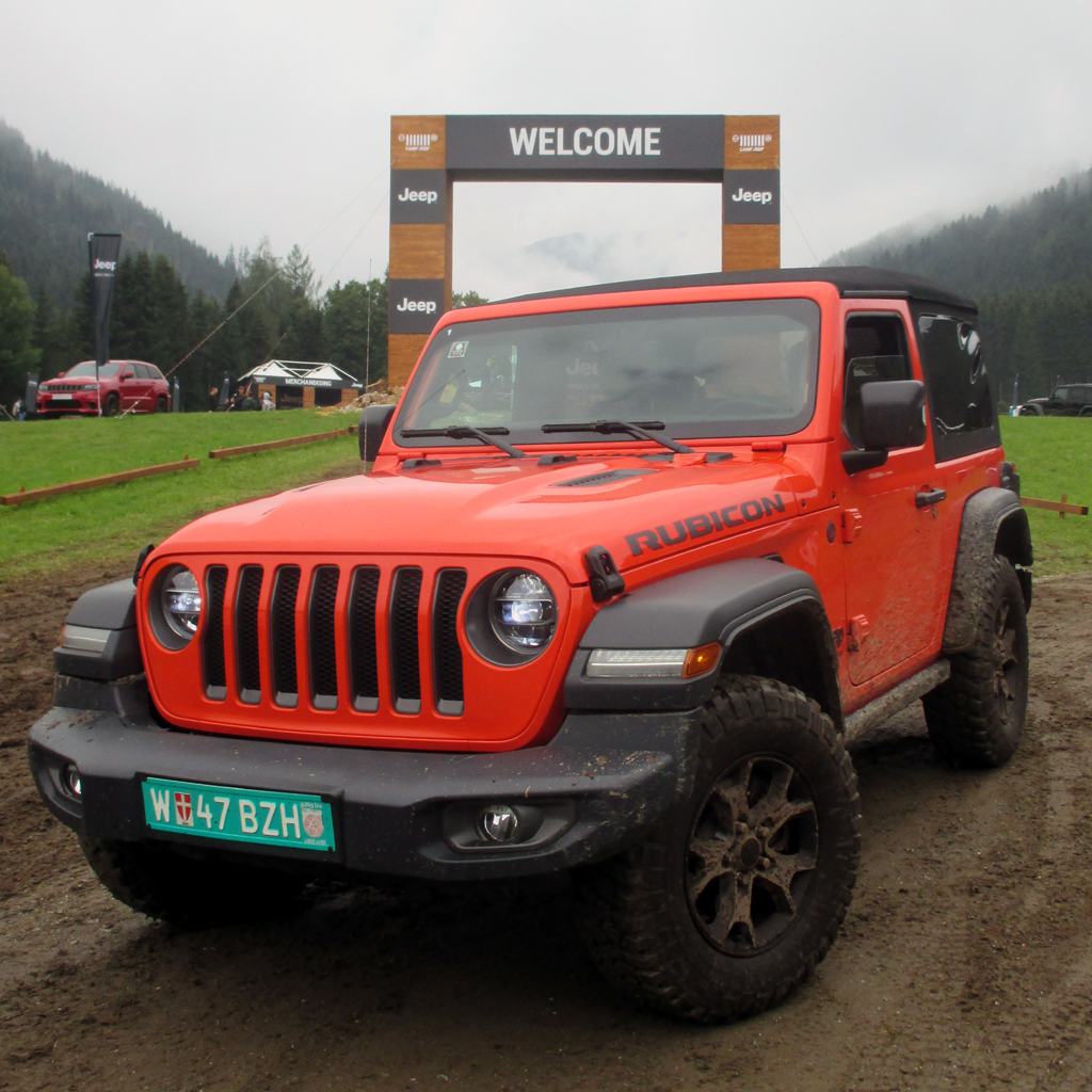 Jeep Wrangler, hier als noch kernig-robusterer Rubicon-Zweitürer. Fotos: Koch  