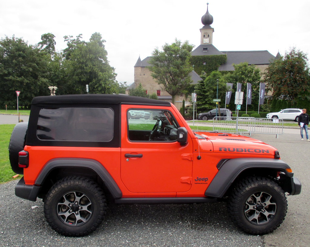 Jeep Wrangler: So sieht der zweitürige Rubicon von der Seite aus.