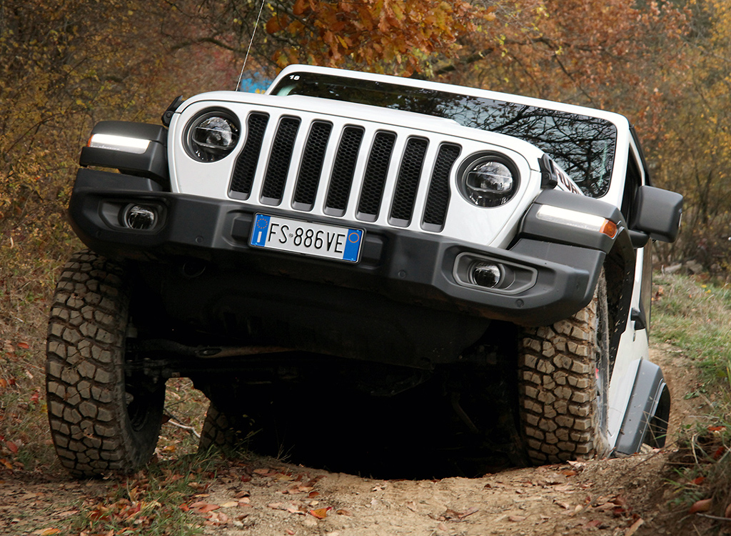 Das Gelände ist zweifellos klassisches Wrangler-Revier.