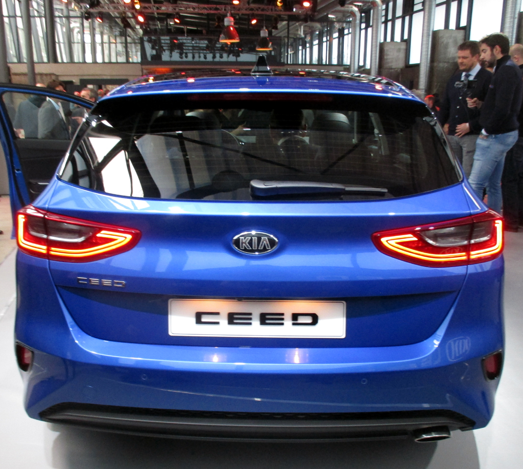 Kia Ceed: Blick auf die Heckpartie.