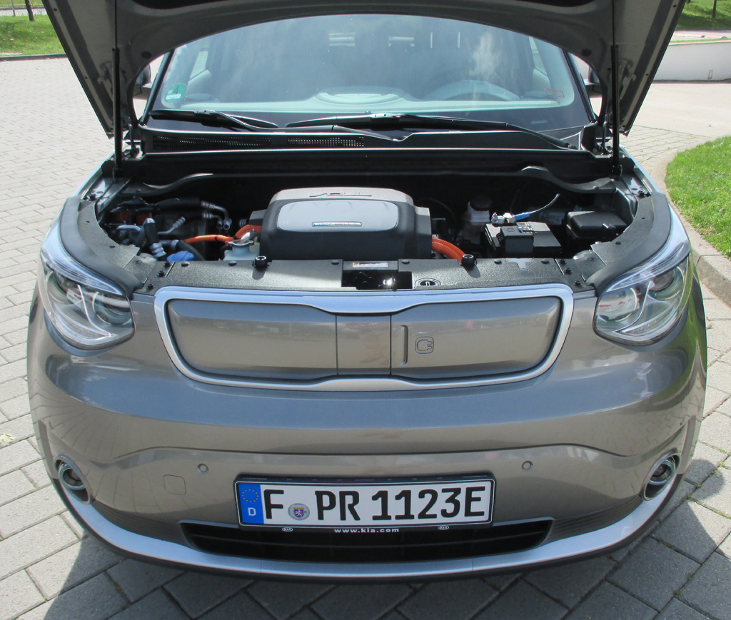 Kia Soul EV: Der Elektromotor leistet 110 PS.