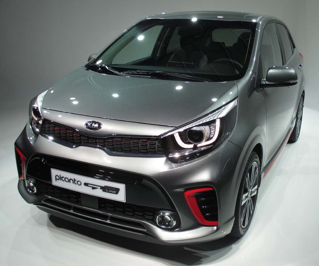 Kia Picanto: Bei der Neuauflage, hier der sportlichere GT-Line, handelt es sich um die dritte Generation. Fotos: Koch