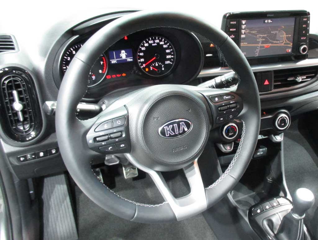 Kia Picanto: Blick ins Cockpit. 