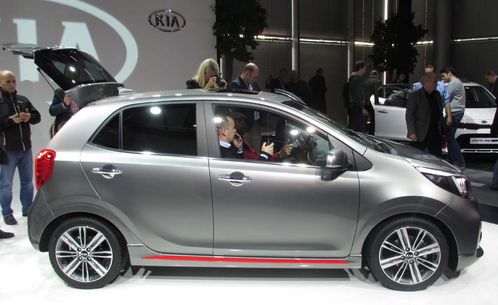 Kia Picanto: Und so sieht der kleinste Kia von der Seite aus.