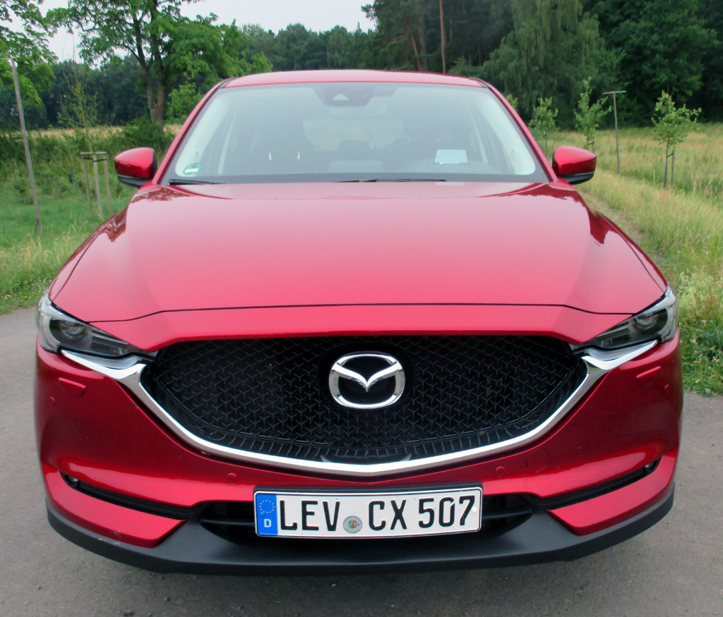 Mazda CX-5: Blick auf die Frontpartie. Fotos: Koch