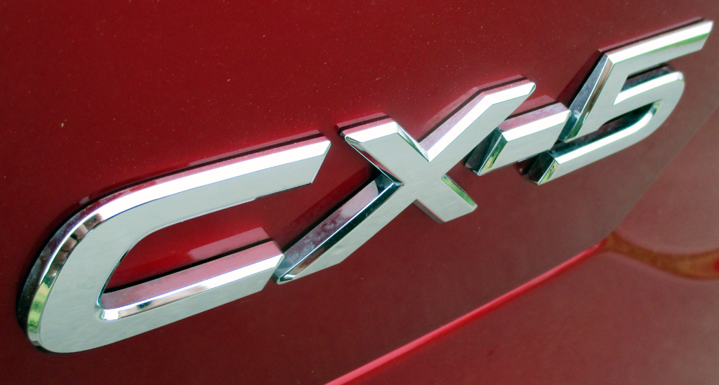 Mazda CX-5: Modellkennung am Heck.