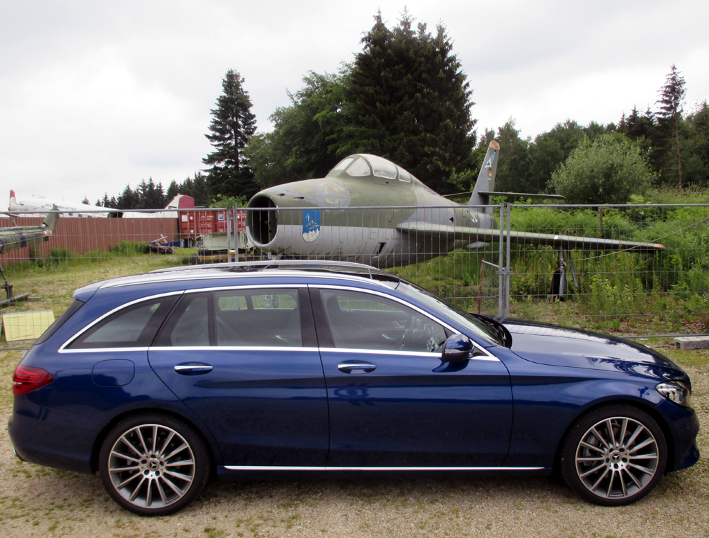Mercedes C-Klasse: So sieht das T-Modell von der Seite aus.