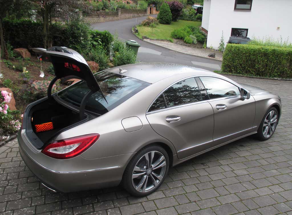 Mercedes CLS: Das Gepäckabteil fasst stattliche 520 Liter.