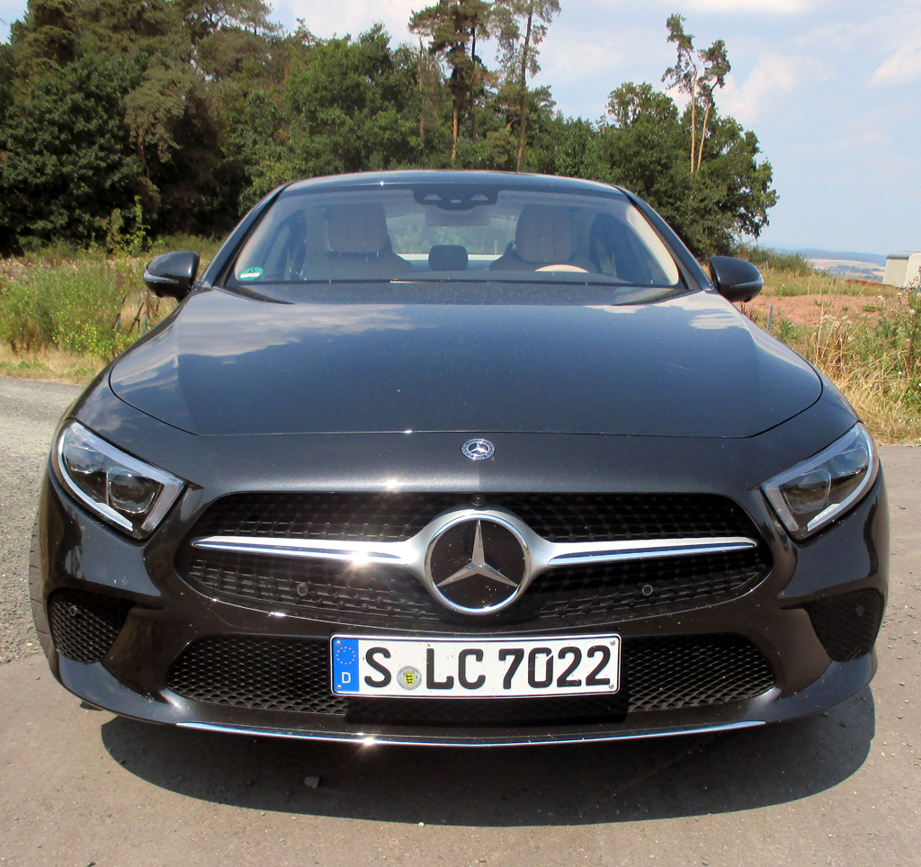 Mercedes CLS: Blick auf die Frontpartie. Fotos: Koch