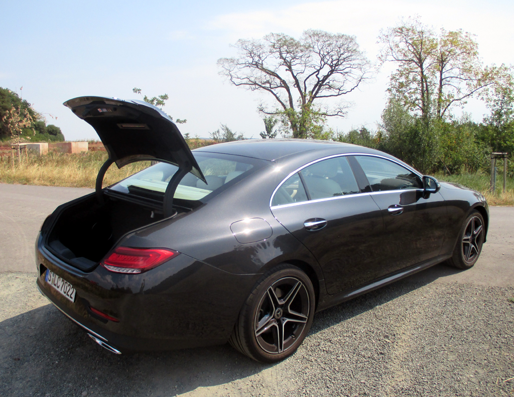 Mercedes CLS: Das Gepäckabteil fasst 520 Liter.