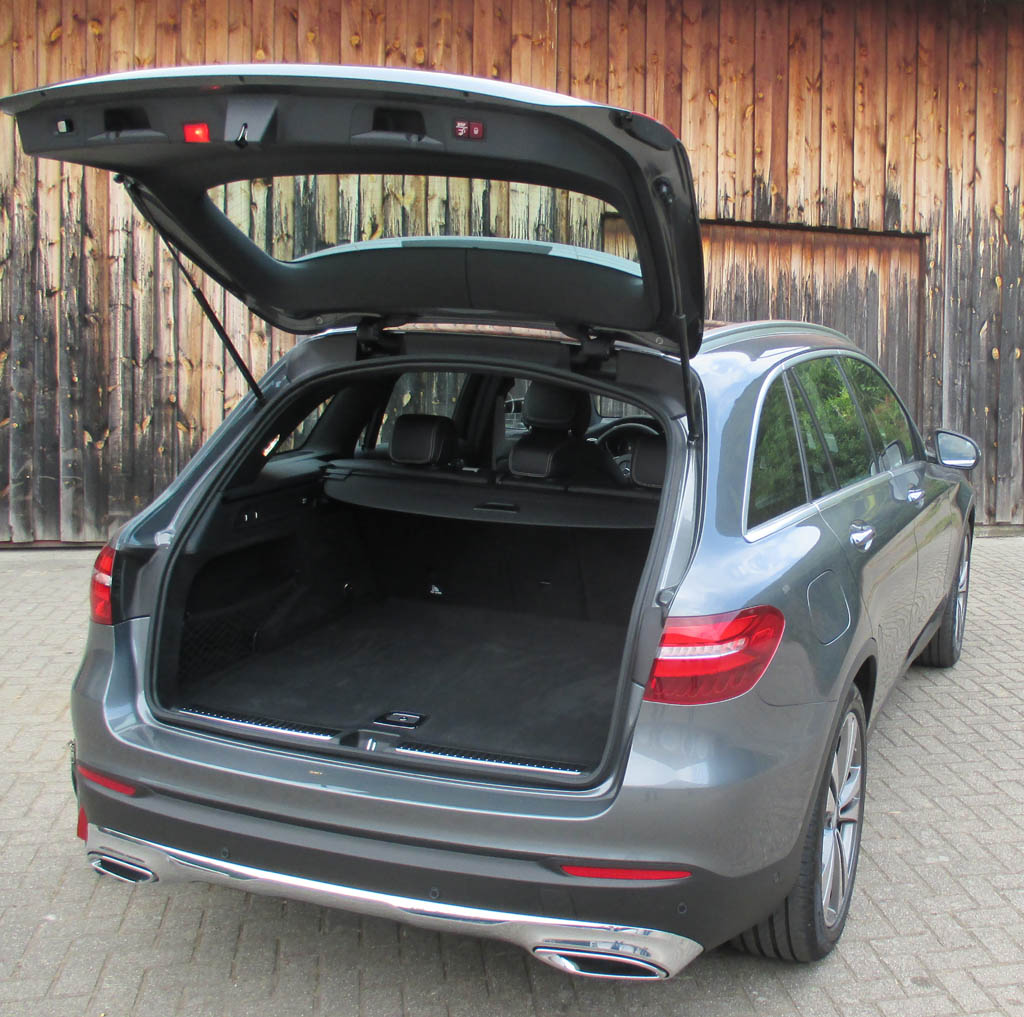 Mercedes-Benz GLC: Das Gepäckabteil fasst stattliche 550 bis 1600 Liter.