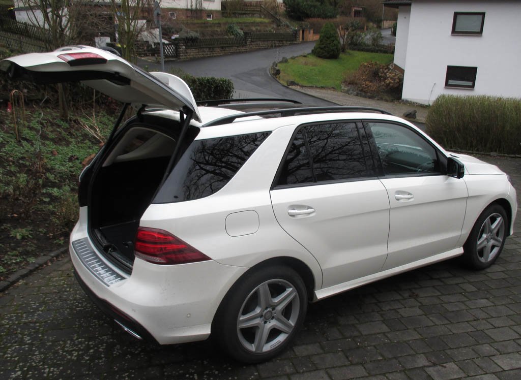 Mercedes GLE: Das Gepäckabteil fasst 690 bis 2000 Liter.