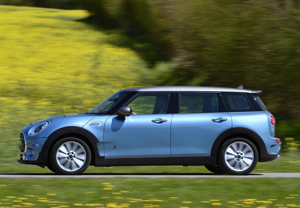 Mini Clubman All4: Und so sieht der Kombi-ähnliche Mini von der Seite aus.
