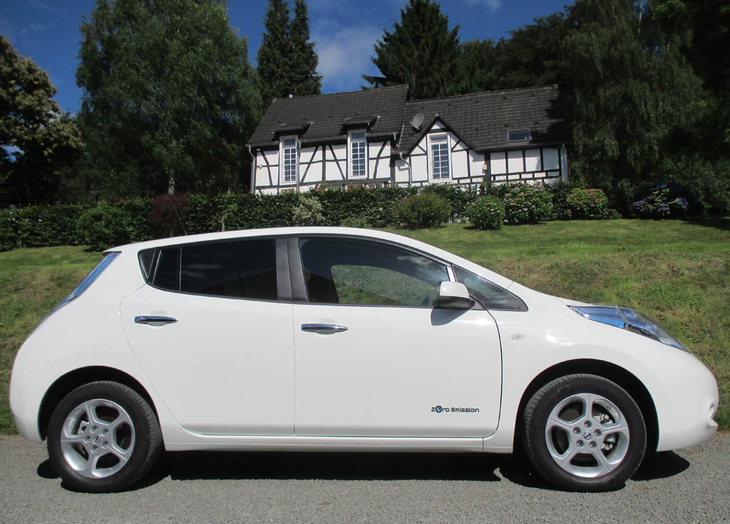 Nissan Leaf: Und so sieht der Viertürer von der Seite aus.