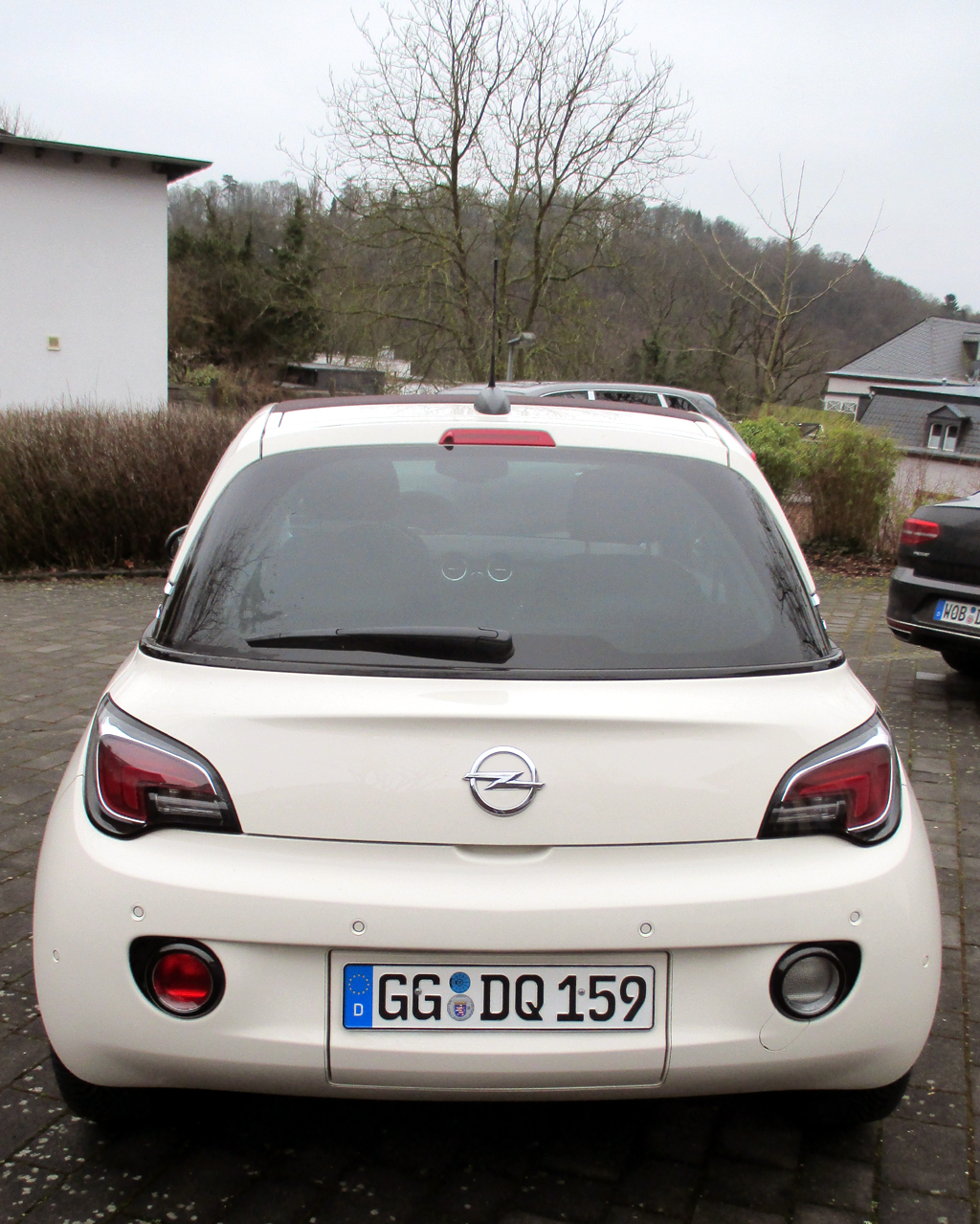 Opel Adam: Blick auf die Heckpartie.