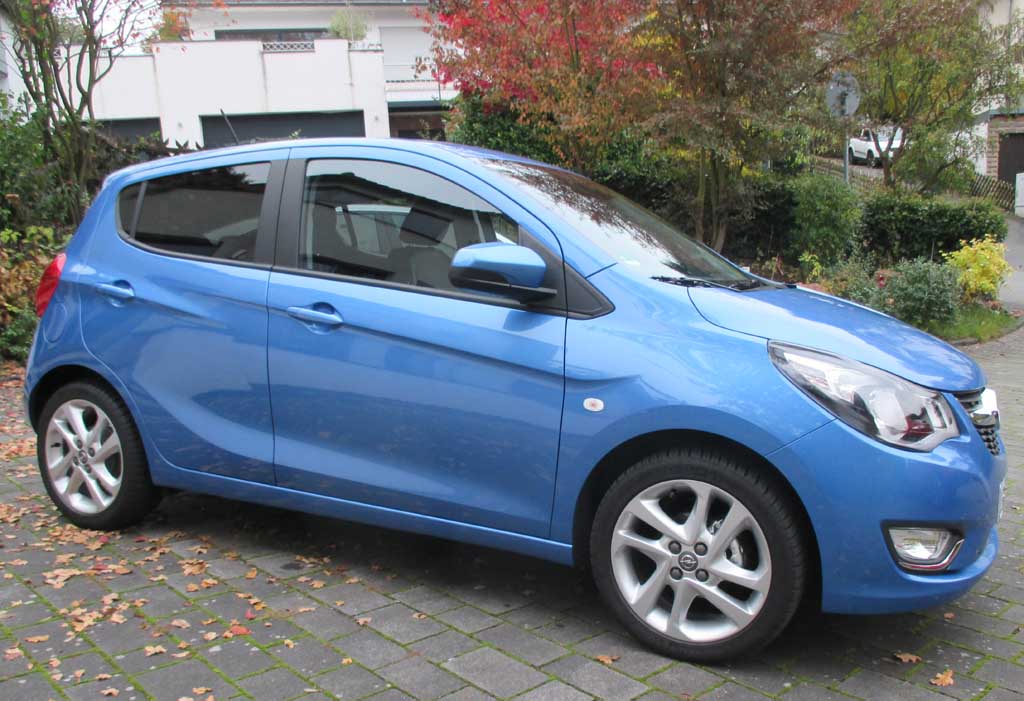 Opel Karl: Und so sieht der Kleinwagen von der Seite aus.