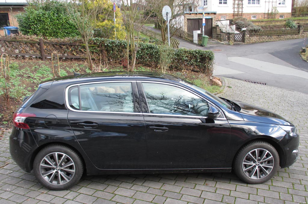 Peugeot 308: Und so sieht das Kompaktmodell von der Seite aus.