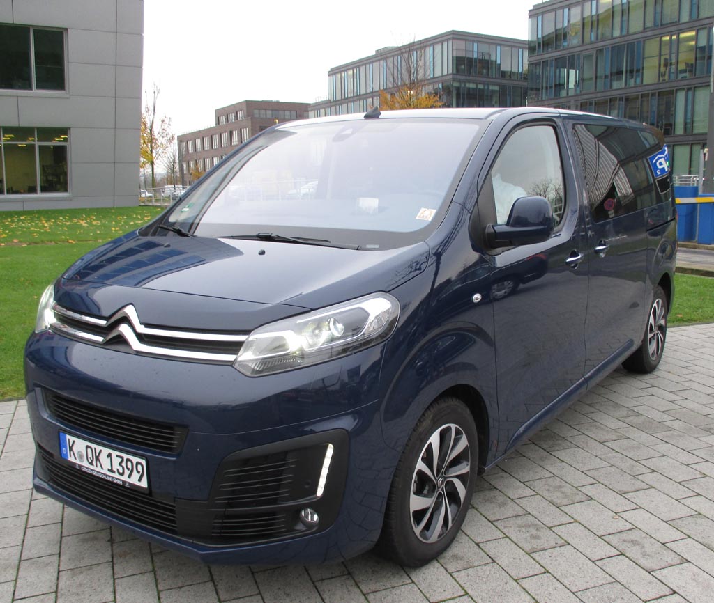 Citroën Spacetourer: Er ist die neue Pkw-Variante des kompakten Jumpy.