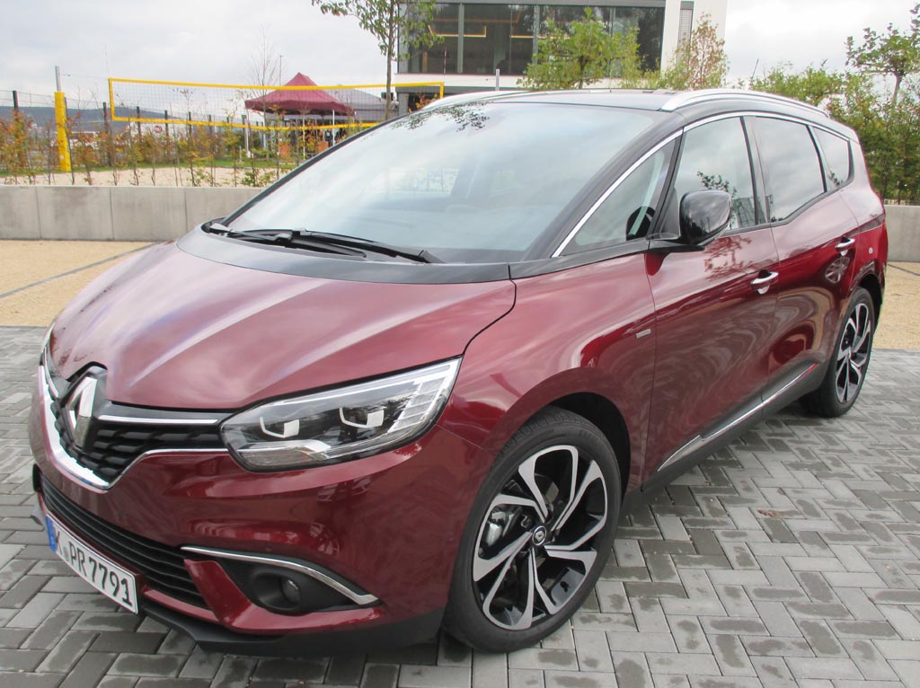 Renault Grand Scénic: Eine Bestuhlung auch mit sieben Sitzen ist möglich. 