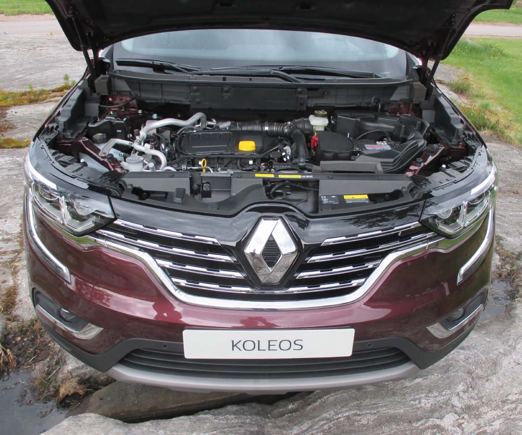 Renault Koleos: Blick unter die Haube. Zwei Diesel stehen zur Wahl.
