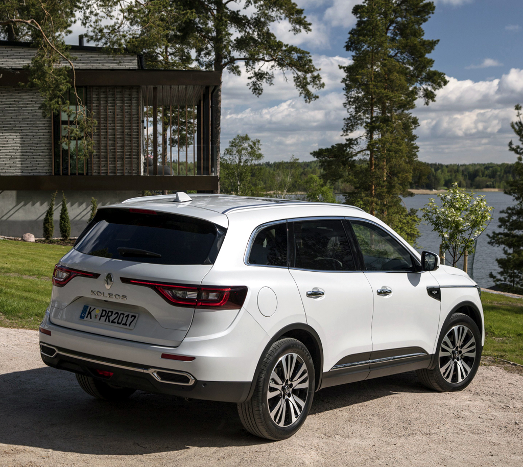 Renault Koleos: Heck-/Seitenansicht.