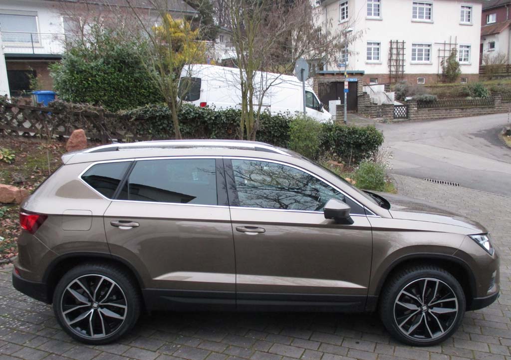 Seat Ateca: Und so sieht das kompakte SUV-Modell von der Seite aus.