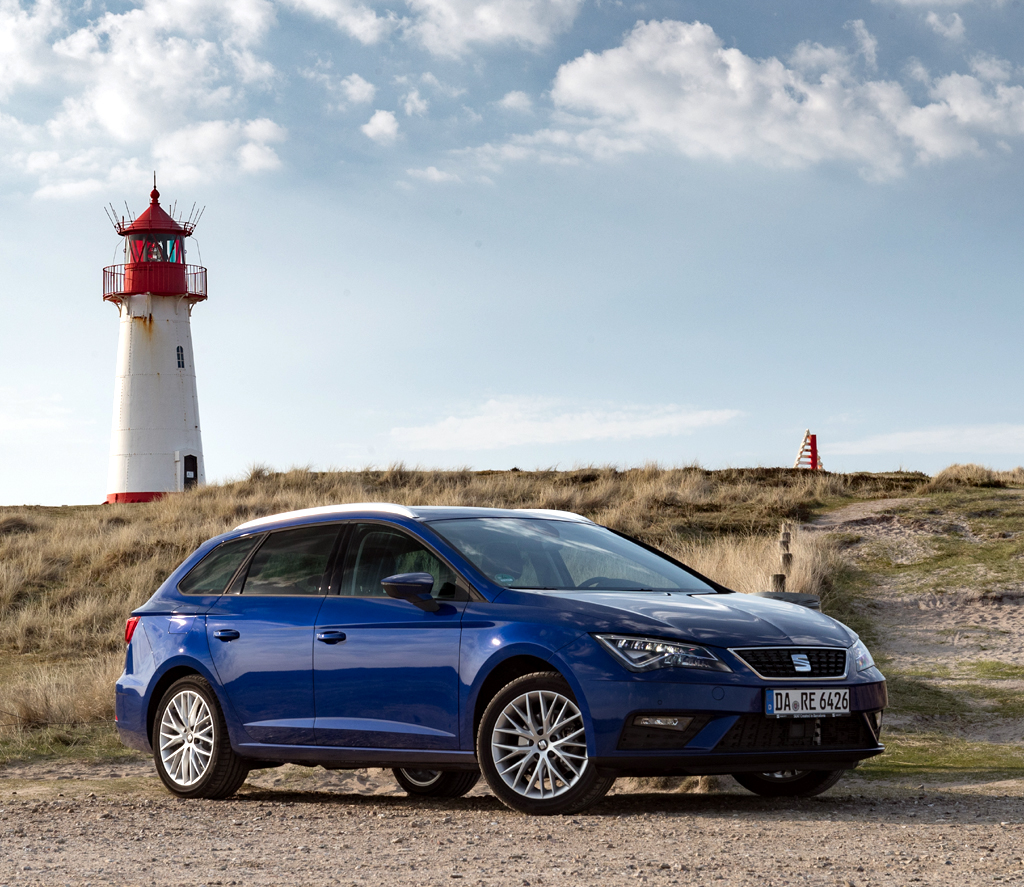 Der Kombi Leon ST ist eines der Seat-Modelle mit Erdgasantrieb. Fotos: Koch/Seat
