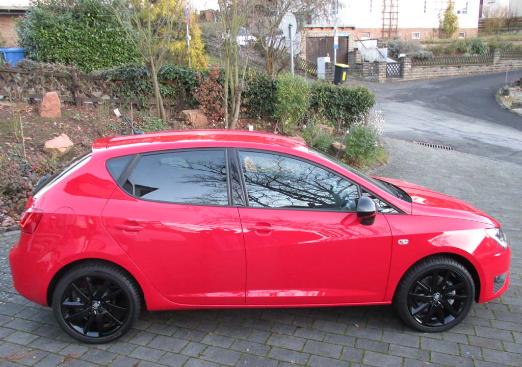 Seat Ibiza: Und so sieht der kleine FR-Flitzer von der Seite aus.