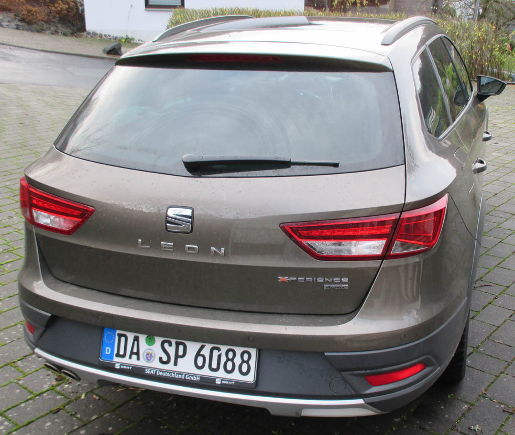 Seat Leon X-Perience: Blick auf die Heckpartie.