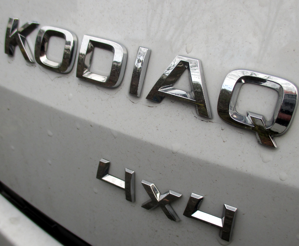 Skoda Kodiaq: Modellschriftzug am Heck.