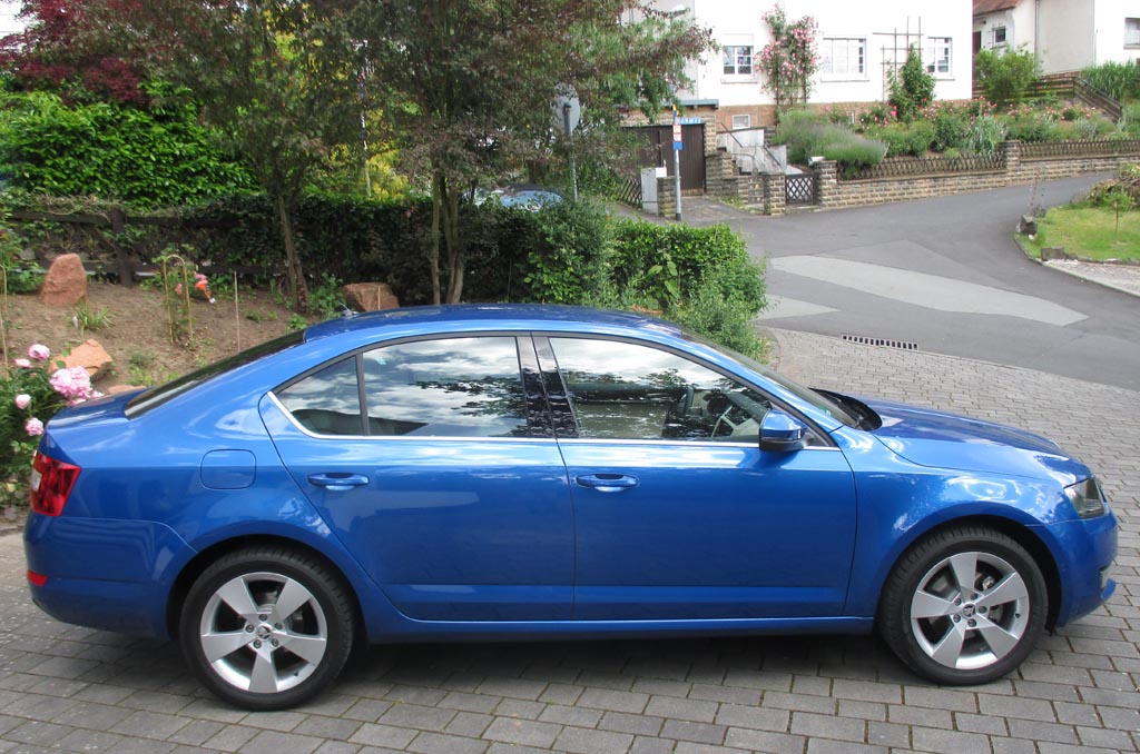 Skoda Octavia: Und so sieht das Kompaktmodell der Tschechen von der Seite aus.