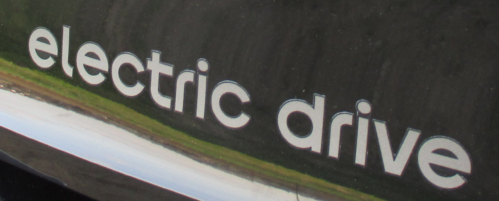 Elektro-Smart Forfour: Blick auf die Antriebskennung am Heck.