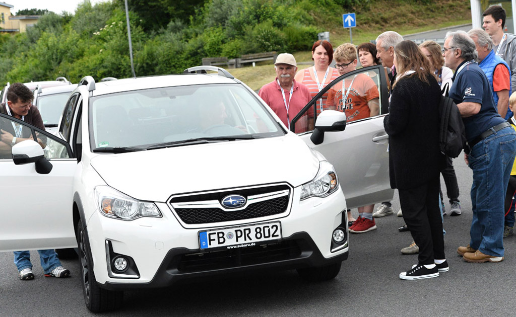 Dieses Fahrtraining hat Subaru bewusst für Familien konzipiert. Fotos: Subaru