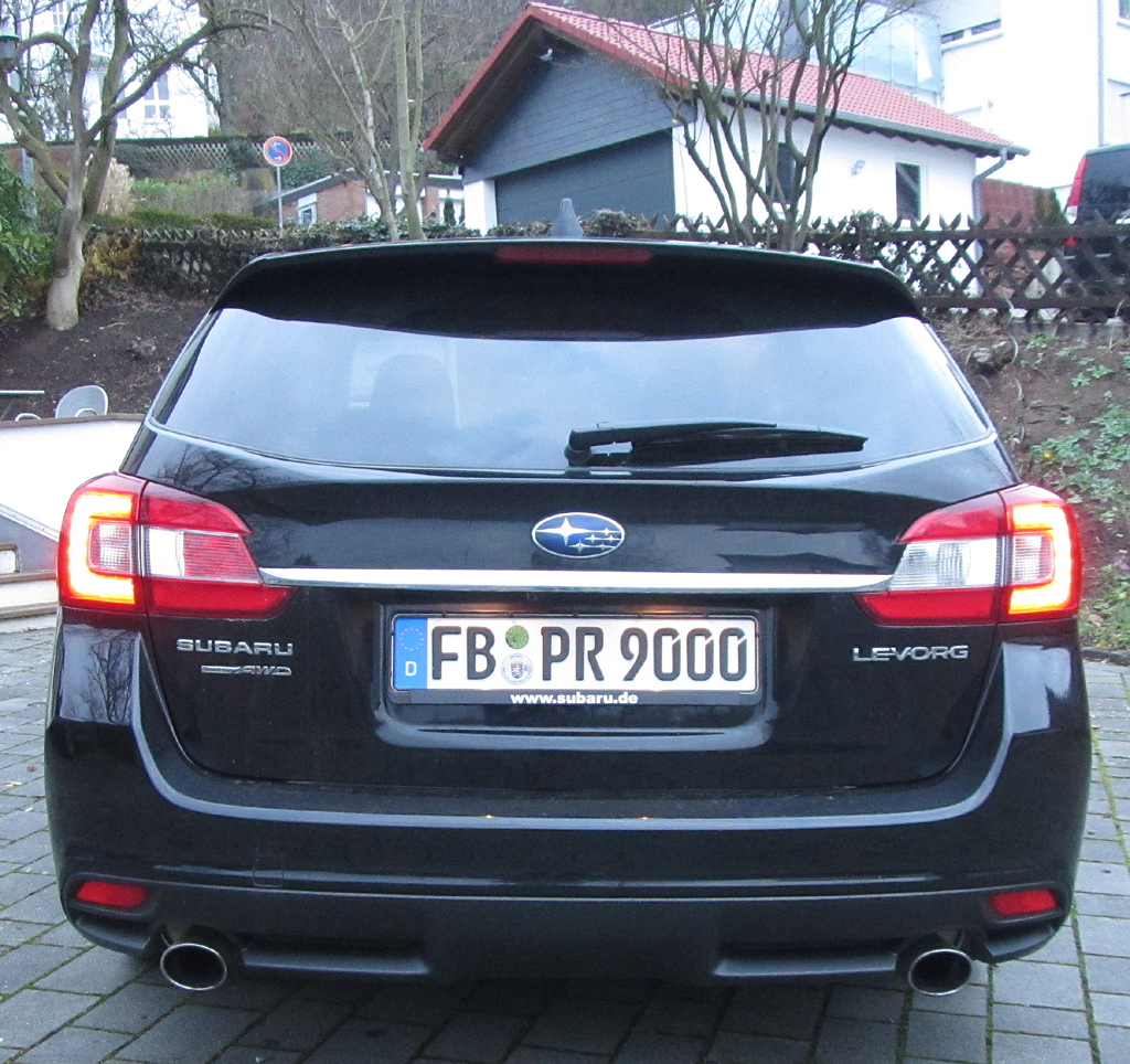 Subaru Levorg: Blick auf die Heckpartie.