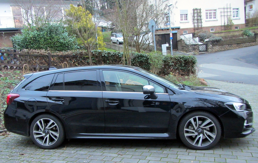 Subaru Levorg: Und so sieht der Sportstourer von der Seite aus.