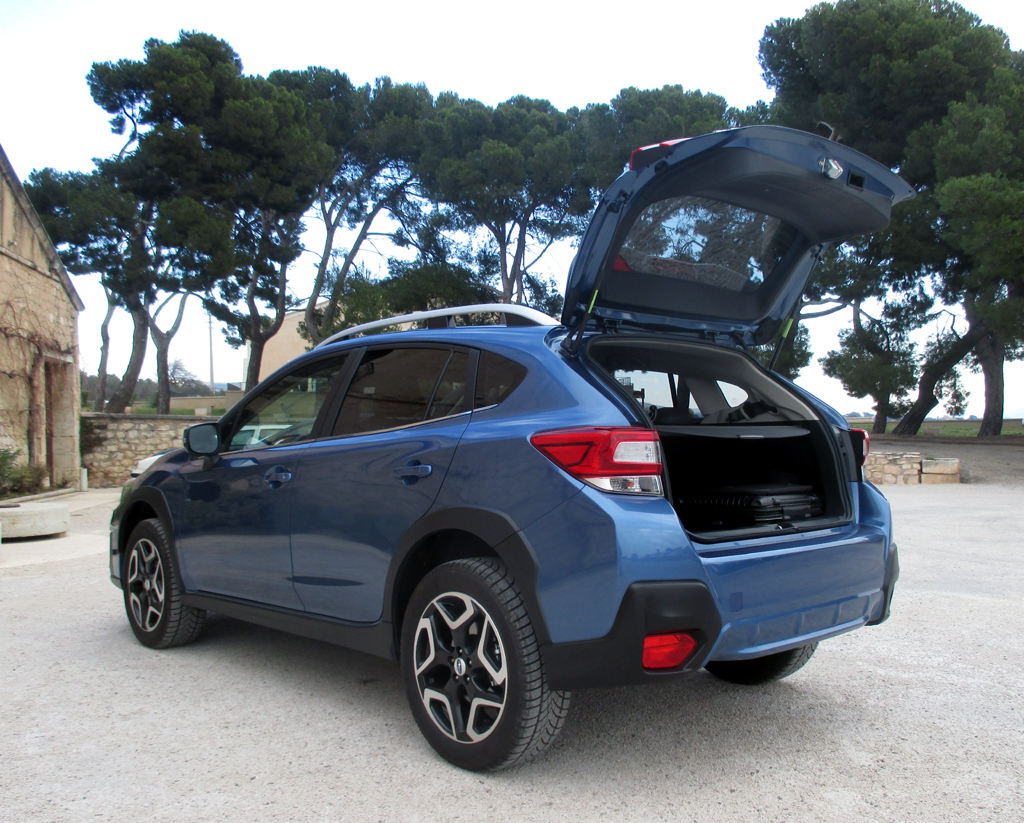 Subaru XV: Das Gepäckabteil fasst 385 bis 1310 Liter.