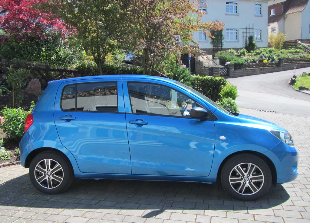 Suzuki Celerio: Und so sieht der Japan-Winzling von der Seite aus.