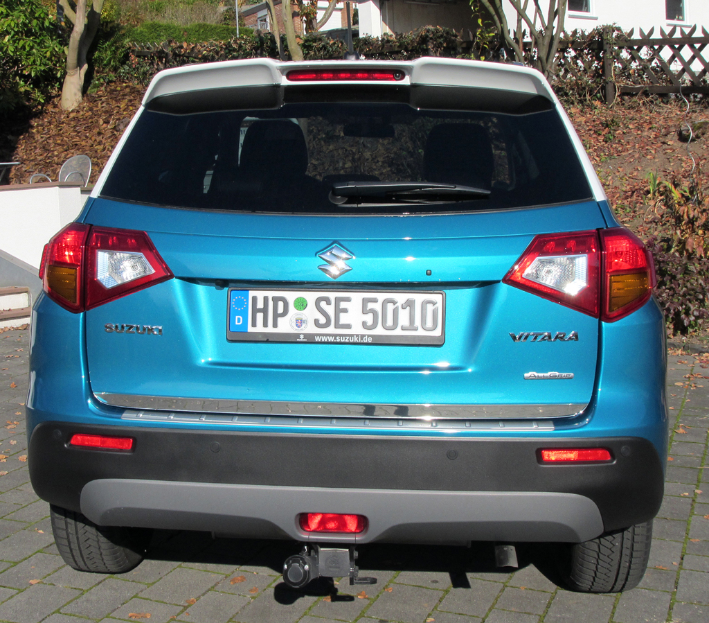 Suzuki Vitara: Blick auf die Heckpartie.