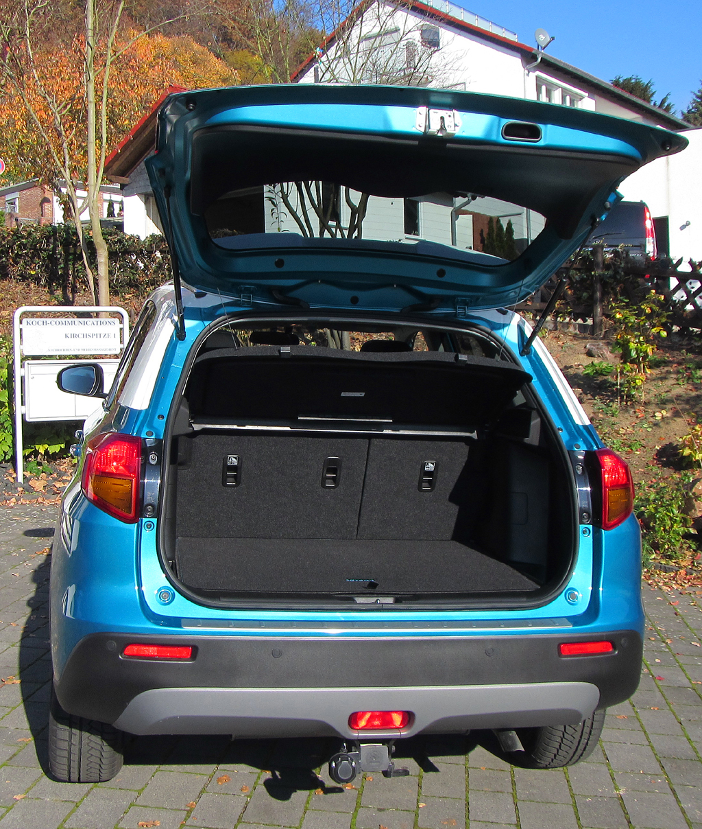 Suzuki Vitara: Das Gepäckabteil fasst 375 bis 1120 Liter.