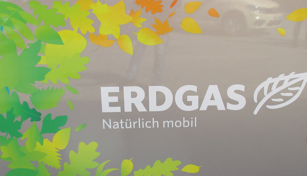 Das Motto ist ganz einfach: Erdgas – natürlich mobil.