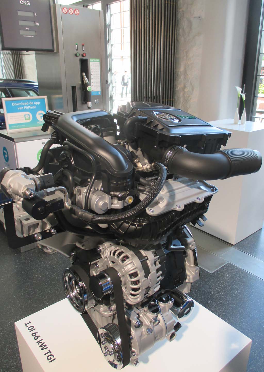 Dieser kleine 1,0-Liter-Dreizylinder mit 90 PS treibt künftig auch den neuen VW-Erdgas-Polo an.