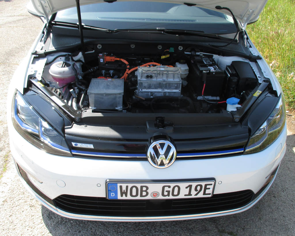VW E-Golf: Blick unter die Haube.