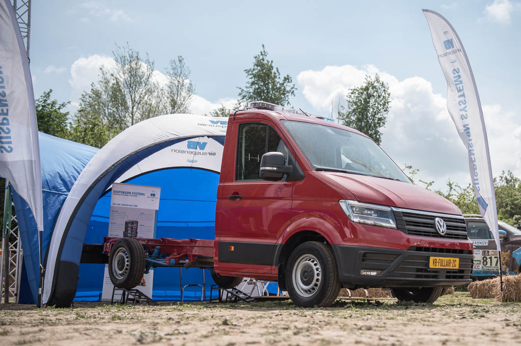 Keine halbe Sache: VW Crafter als Fahrgestell.