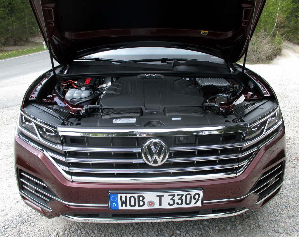 VW Touareg: Blick unter die Haube auf den 3,0-Sechszylinder-Selbstzünder